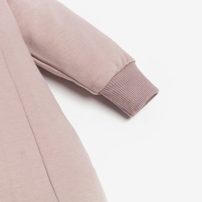 Комбинезон с капюшоном Крошка Я &laquo;Киса&raquo;, рост 68-74 см, цвет лиловый