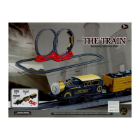 Железная дорога &mdash; трек &laquo;Мертвая петля&raquo;, работает от батареек, звуковые эффекты