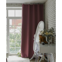 Штора портьерная &laquo;Этель&raquo; 130&times;300 см, блэкаут, цвет фиолетовый, пл. 210 г/м&sup2;, 100% п/э