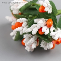 Декор для творчества "Зимние цветы"МИКС 10 см (1 набор=1 букету) в букете 12 цветов Декор для творчества "Зимние цветы"МИКС 10 см (1 набор=1 букету) в букете 12 цветов