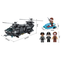 Конструктор Полиция &laquo;Захват преступников&raquo;, 473 детали