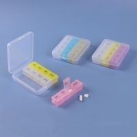 Таблетница - органайзер, английские буквы, утро/день/вечер/ночь, 3 контейнера по 4 секции, цвет МИКС Таблетница - органайзер, английские буквы, утро/день/вечер/ночь, 3 контейнера по 4 секции, цвет МИКС