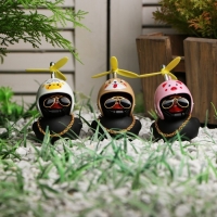 Утка с пропеллером, цвет черный, МИКС Утка с пропеллером, цвет черный, МИКС