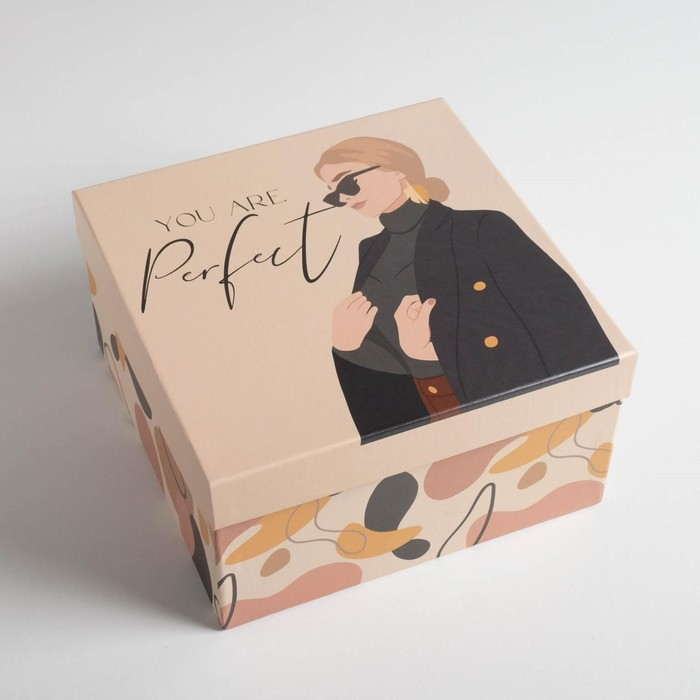 Набор коробок 5 в 1, упаковка подарочная, &laquo;Стиль&raquo;, 14 х 14 х 8‒22 х 22 х 12 см