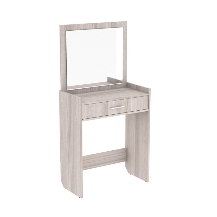 Стол туалетный "Орфей Квадро", 700х350х1400, с надстройкой, Ясень Шимо Светлый