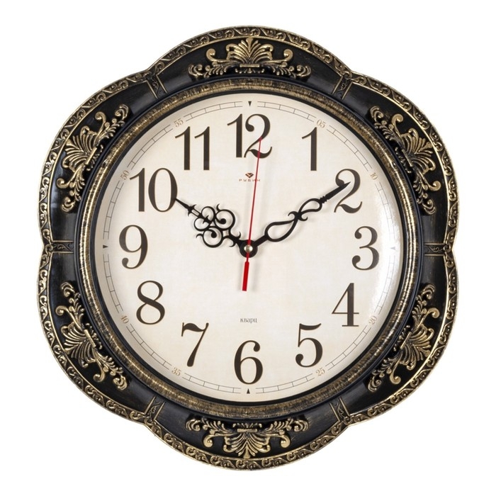 Часы настенные, интерьерные "Классика", бесшумные, d-35.5 см