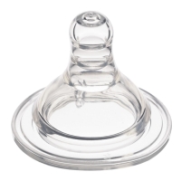 Соска на бутылочку, антиколиковая, от 3 мес., широкое горло, Baby 1, средний поток, &Oslash;50 мм., 2 шт.