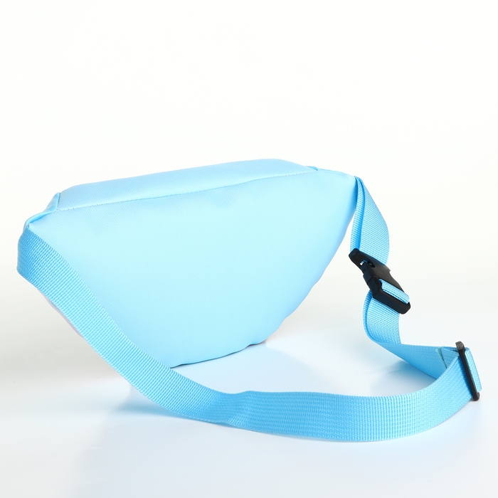 Сумка поясная детская на молнии, цвет голубой/розовый Сумка поясная детская на молнии, цвет голубой/розовый