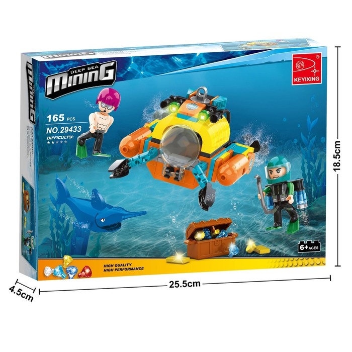 Конструктор Кладоискатели &laquo;Краб-лодка&raquo;, 165 деталей