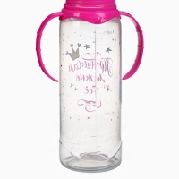 Набор бутылочек для кормления «Любимая доченька» 150 и 250 мл, прямые, цвет розовый Набор бутылочек для кормления «Любимая доченька» 150 и 250 мл, прямые, цвет розовый