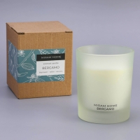 Свеча ароматическая в стекле "BERGAMO", табак, бергамот и ваниль, 200 г Свеча ароматическая в стекле "BERGAMO", табак, бергамот и ваниль, 200 г