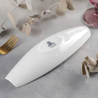 Блюдо фарфоровое Wilmax, 25,5&times;7,5 см, цвет белый