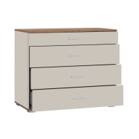 Комод Афина, 922х426х760, Дуб крафт золотой/Кашемир