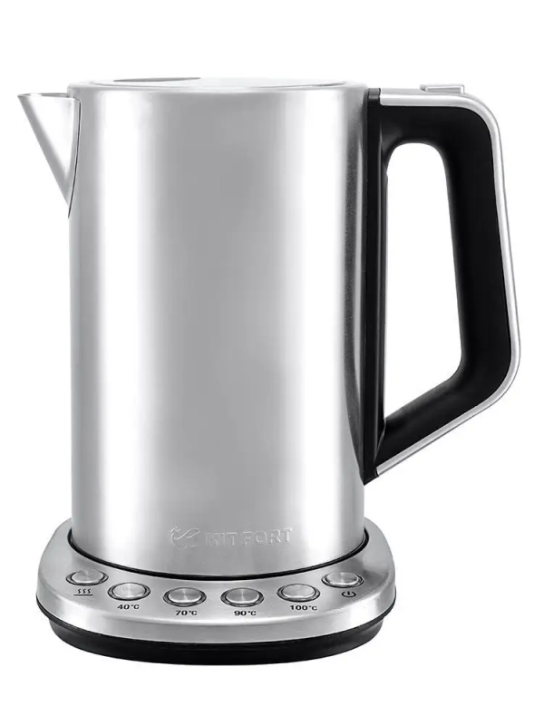 Чайник электрический металлический КТ-621 - 1.7 л Чайник электрический металлический КТ-621 - 1.7 л