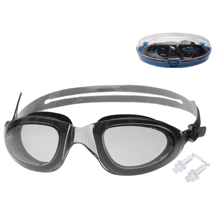 Очки для плавания ONLYTOP, беруши, цвета МИКС Очки для плавания ONLYTOP, беруши, цвета МИКС