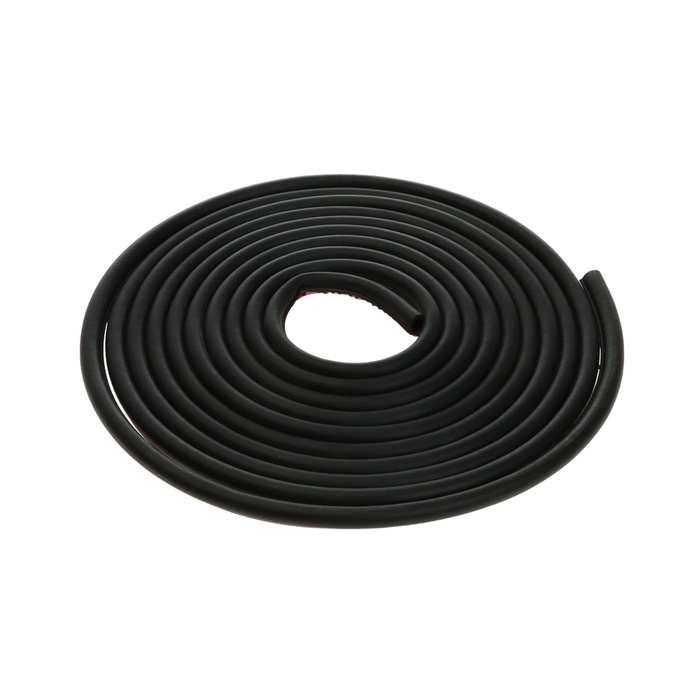 Уплотнитель двери в автомобиль, О-образный, 10×10 мм, самоклеящийся, 5 м, черный Уплотнитель двери в автомобиль, О-образный, 10×10 мм, самоклеящийся, 5 м, черный