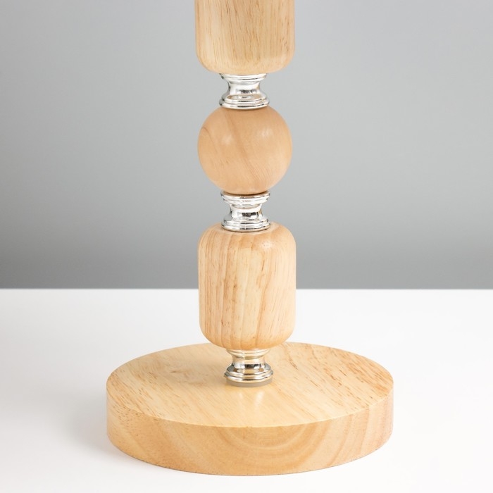 Настольная лампа "Лигнум" E27 40Вт светлое дерево 25х25х37,5 см RISALUX