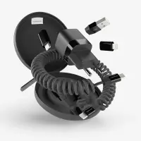 Зарядное устройство Vonmahlen Allroundo GaN, черное Зарядное устройство Vonmahlen Allroundo GaN, черное