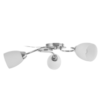 Люстра "Джил" 3х60Вт Е27 Хром 58х58х22см Люстра "Джил" 3х60Вт Е27 Хром 58х58х22см