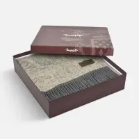 Плед Magnolia, коричневый