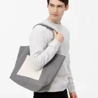 Шопер Shophop, серый с неокрашенным