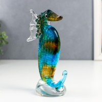 Сувенир стекло "Морской конёк" под муранское стекло 20х9х7 см Сувенир стекло "Морской конёк" под муранское стекло 20х9х7 см