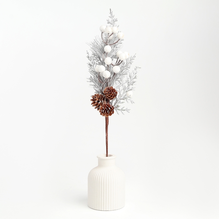 Новогодний декор «Серебрянная веточка», 35 × 16 × 6 см Новогодний декор «Серебрянная веточка», 35 × 16 × 6 см