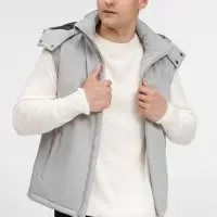 Жилет унисекс Sfera, светло-серый, размер S Жилет унисекс Sfera, светло-серый, размер S