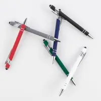 Ручка шариковая Pointer Soft Touch со стилусом, серая Ручка шариковая Pointer Soft Touch со стилусом, серая