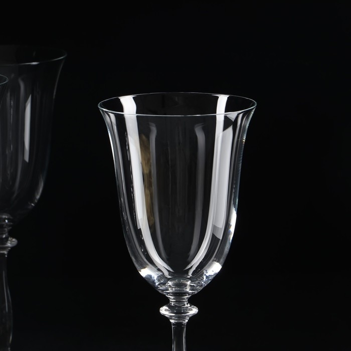 Набор бокалов для вина &laquo;Анжела&raquo;, 6 шт, 350 мл, хрустальное стекло