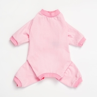 Комбинезон для животных нежно-розовый, L (ДС 39, ОШ 36-38, ОГ 60-62) Комбинезон для животных нежно-розовый, L (ДС 39, ОШ 36-38, ОГ 60-62)