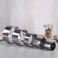 Набор форм для выпечки и выкладки &laquo;Круг&raquo;, d-10, h-5 см, 5 шт