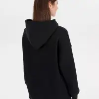 Худи оверсайз унисекс Outshine, черное, размер XL/2XL