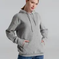 Толстовка с капюшоном Slam 320, серый меланж, размер M