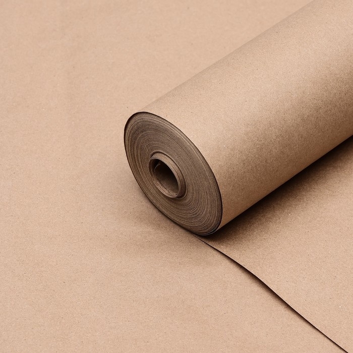 Бумага крафт упаковочная 102 см х 20 м Бумага крафт упаковочная 102 см х 20 м