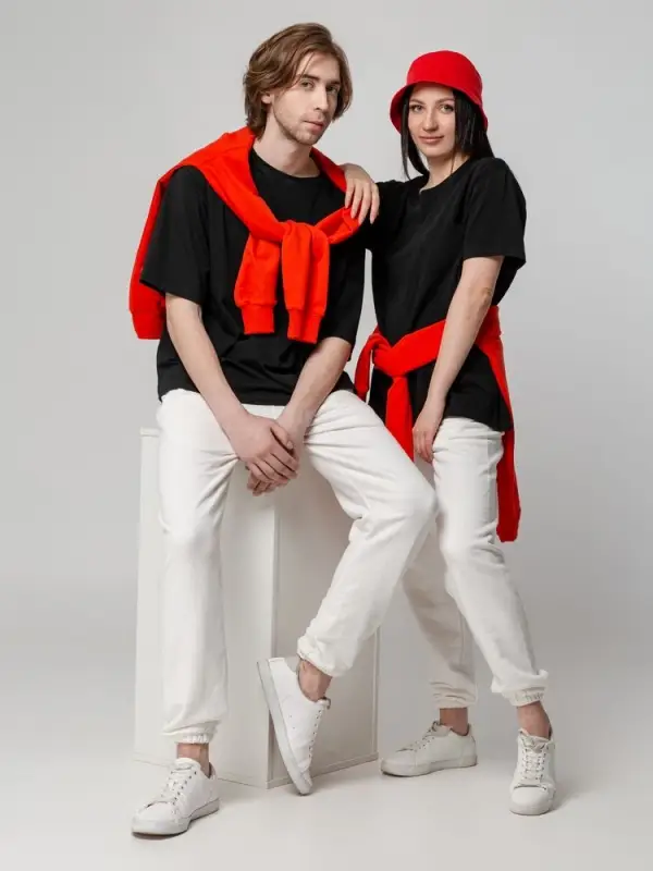 Футболка унисекс оверсайз Street Vibes, черная, размер XS/S