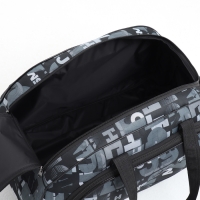 Сумка дорожная на колёсах, отдел на молнии, наружный карман, цвет чёрный/серый Сумка дорожная на колёсах, отдел на молнии, наружный карман, цвет чёрный/серый