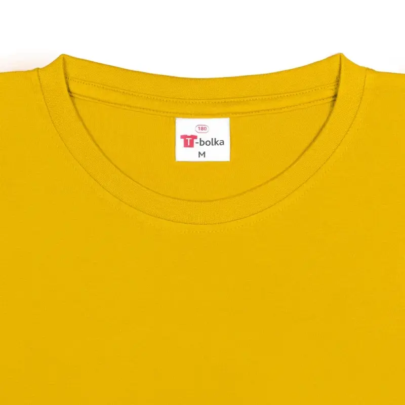 Футболка T-Bolka 180 желтая, размер XL