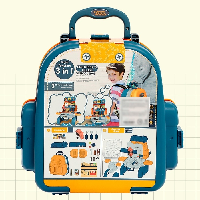 Игровой модуль 3 в 1 &laquo;Рюкзачок&raquo;, 23 элемента