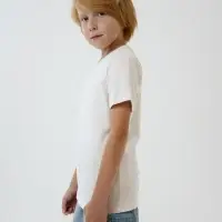 Футболка детская T-Bolka Kids, молочно-белая, 8 лет