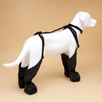 Ботинки - чулки для собак, размер 2XL (Длина лап 62-87, ДС 20-35, ОШ 30-70 см) черные Ботинки - чулки для собак, размер 2XL (Длина лап 62-87, ДС 20-35, ОШ 30-70 см) черные