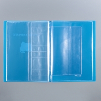 Папка для семейных документов "Котик" синий цвет, 4 комплекта документов, 19 карманов Папка для семейных документов "Котик" синий цвет, 4 комплекта документов, 19 карманов