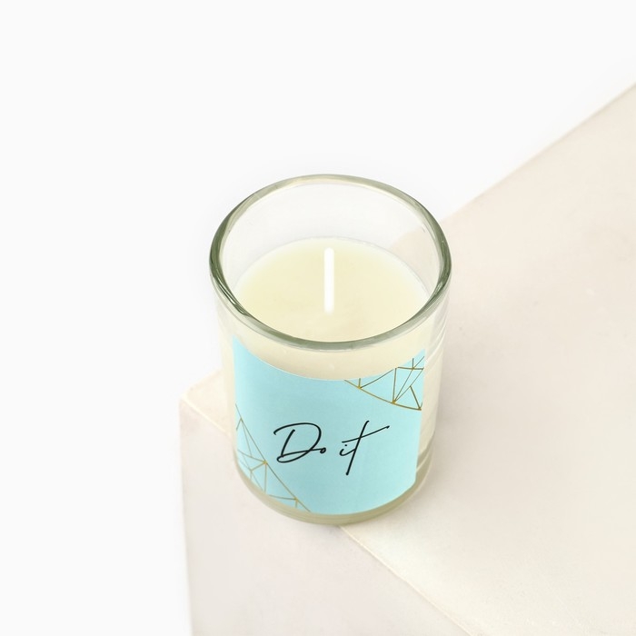 Свеча интерьерная в стекле &laquo;Для тебя&raquo;, размер 6х 5 х 5 см, МИКС