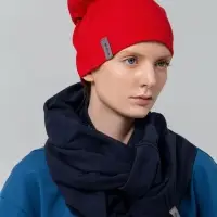 Шапка Minima, красная, размер 58