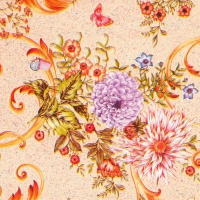 Скатерть на нетканой основе многоразовая с бейкой &laquo;Мажор&raquo;, 135&times;110(+/-5) см, цвет микс