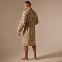 Халат вафельный мужской SL HOME: Chess "Саббиа", размер S, 100% хлопок, 340 г/м2 Халат вафельный мужской SL HOME: Chess "Саббиа", размер S, 100% хлопок, 340 г/м2