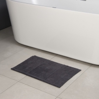 Тряпка для пола Raccoon, 220 г/м&sup2;, 60&times;80 см, микрофибра, ультразвуковая обработка края, 2 шт, цвет серый