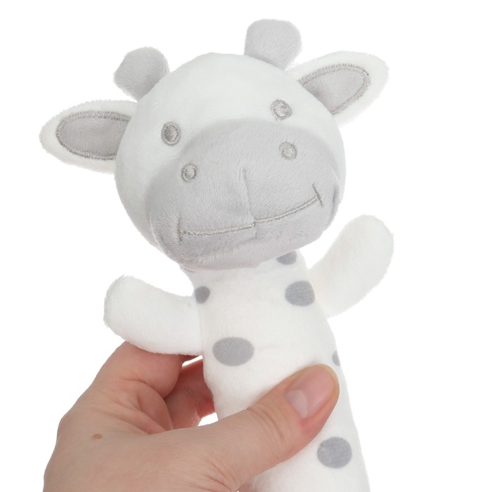 Пищалка - погремушка &laquo;Коровка&raquo;, с прорезывателем, Крошка Я