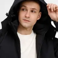 Куртка-парка унисекс Sfera, черная, размер M