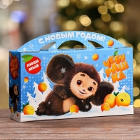 Новый год. Подарочная коробка "Чебурашка", Портфель , 37 х 8 х 20,2 см. Новый год. Подарочная коробка "Чебурашка", Портфель , 37 х 8 х 20,2 см.